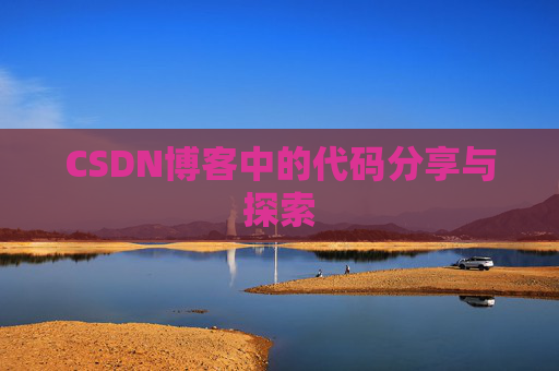CSDN博客中的代码分享与探索